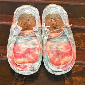 Hey Dude Kids Tie-Dye Moccasins